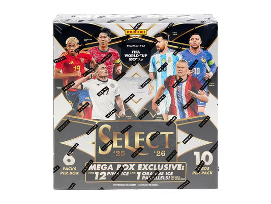 2025/26 Panini Select Road to FIFA World Cup Soccer Mega
