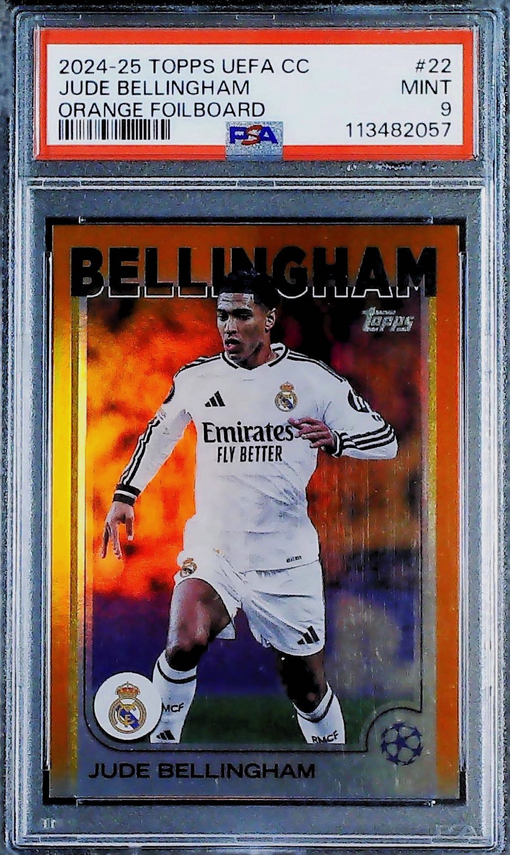 Jude Bellngham Orange PSA 9 /25