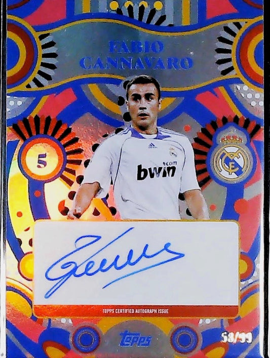 Fabio Cannavaro Team set /99 Autógrafo