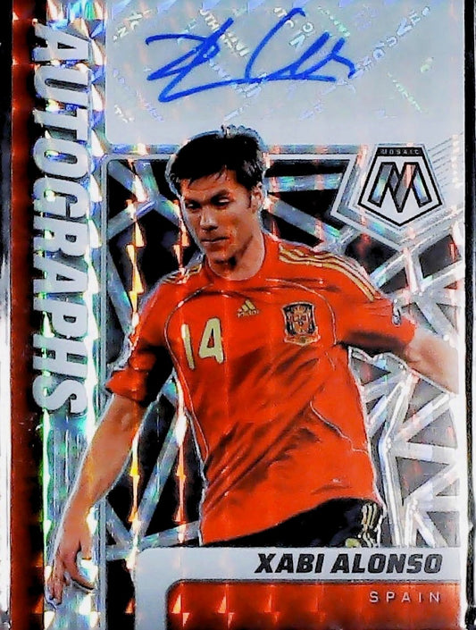 Xabi Alonso Autographs Mosaic Eurocopa