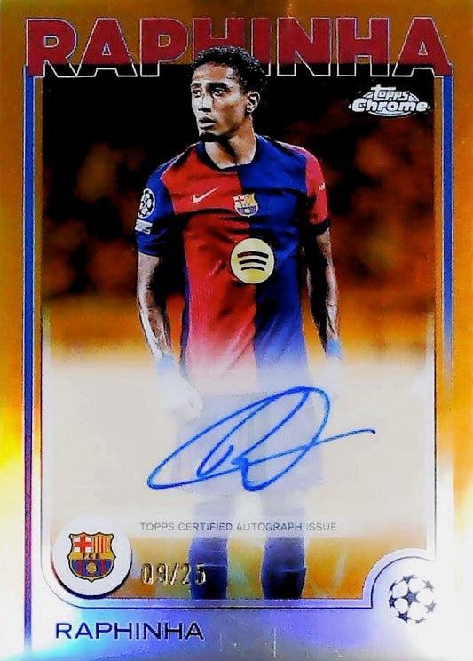 Raphina Topps Chrome Autógrafo /25