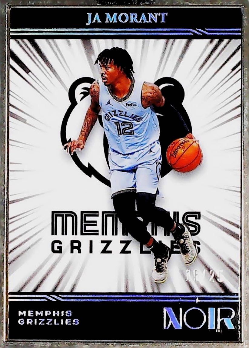 Ja Morant Gold Metal Frame /25