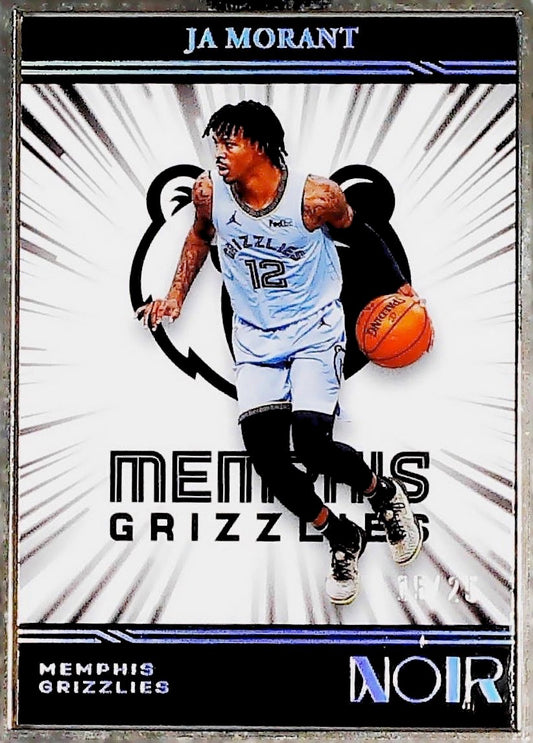 Ja Morant Gold Metal Frame /25