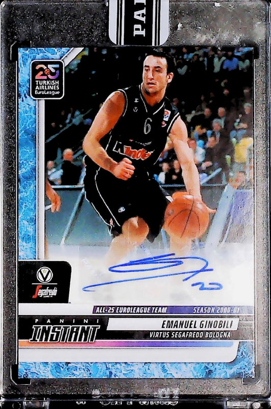 Manu Ginobili Panini Instant Autógrafo/10