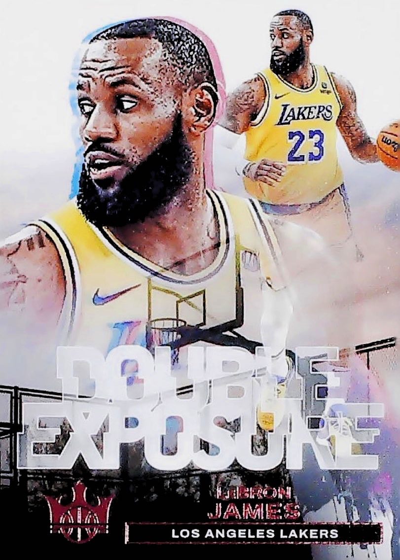 Lebron James Double Exposure Court King /8