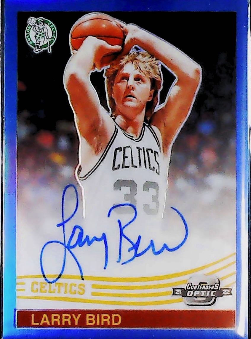 Larry Bird Optic Contenders Autógrafo /25