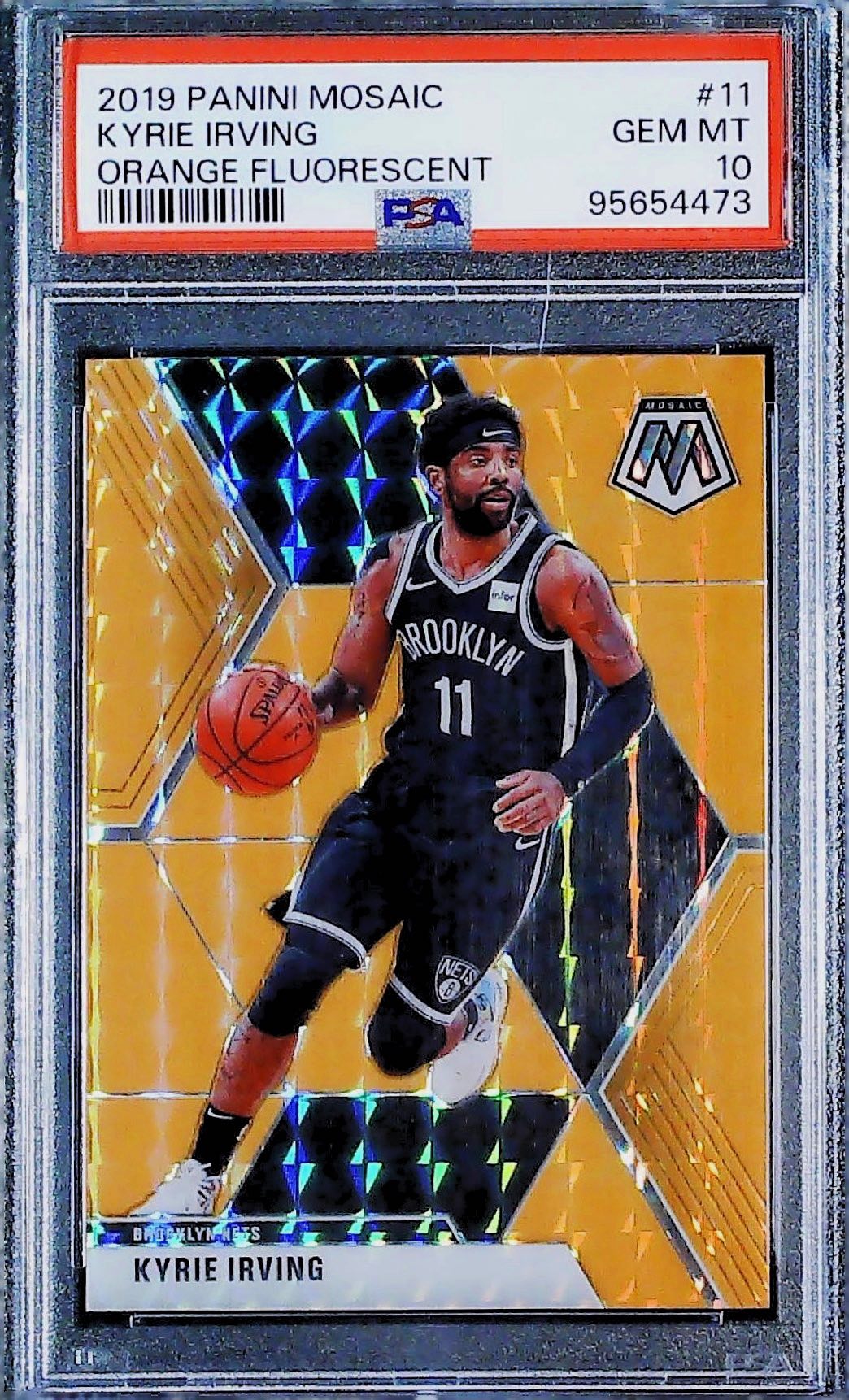 Kyrie Irving Orange Fluorescent /25 PSA 10