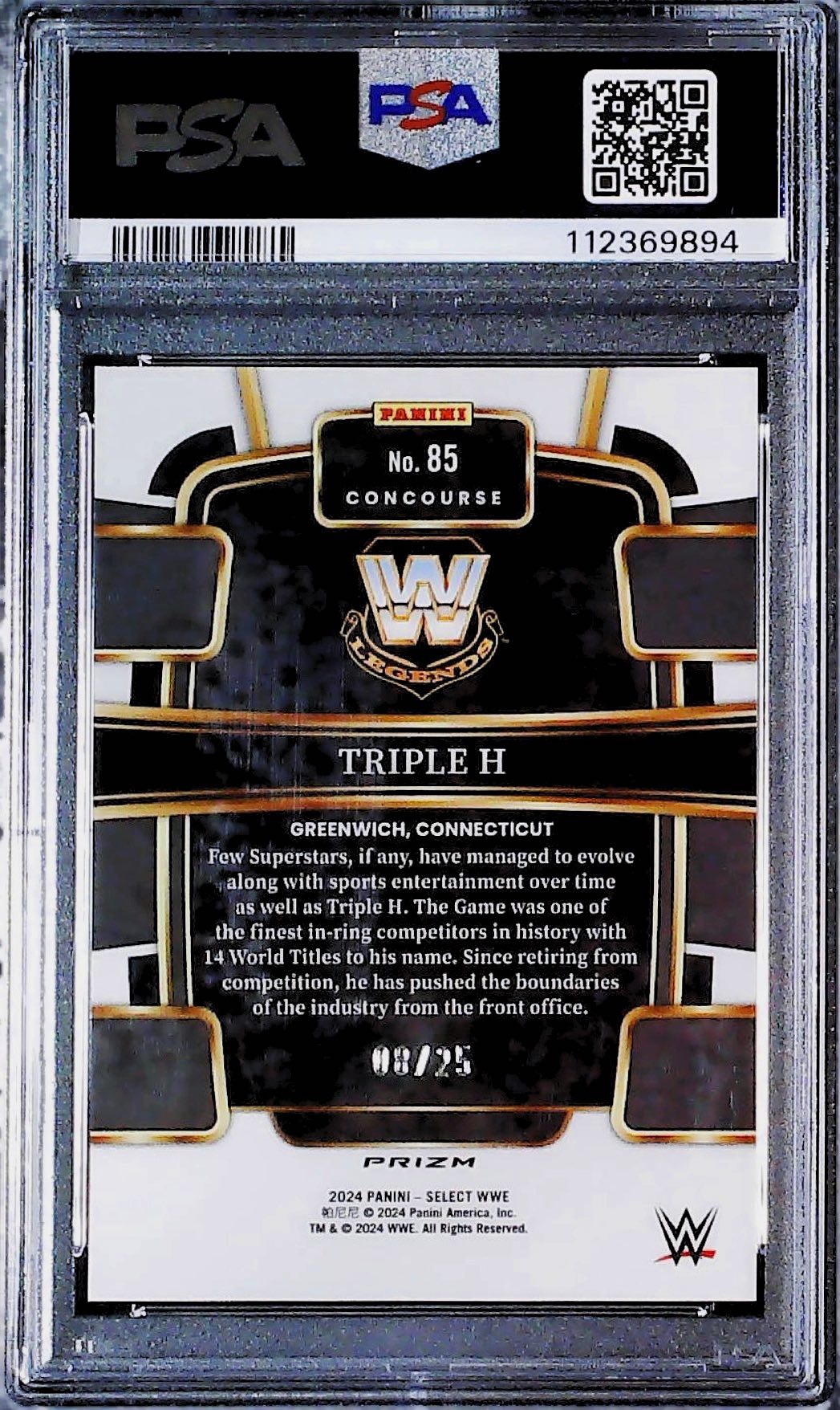 Triple H Tye Dye /25 PSA 9