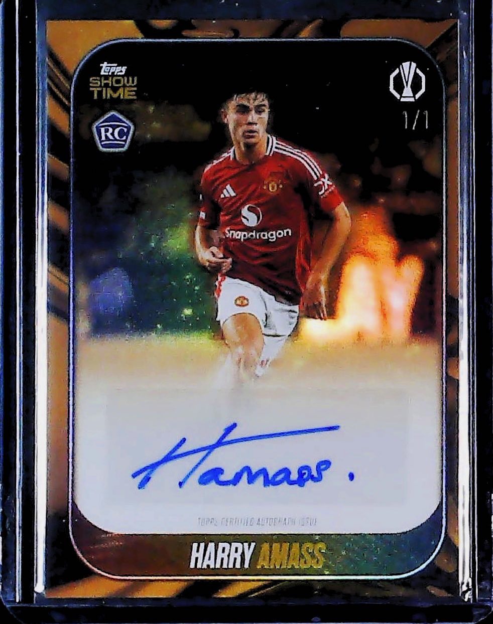 Harry Amass RC 1 Of 1 Autógrafo Show Time