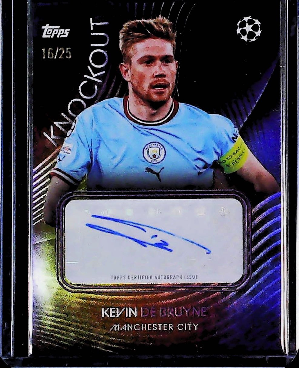 Kevin De Bruyne Knockout Autógrafo /25