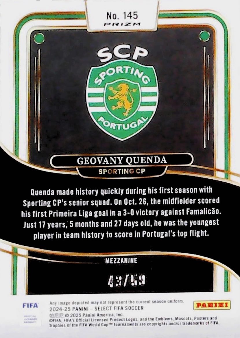 Geovany Quenda Select RC Red Wave /59