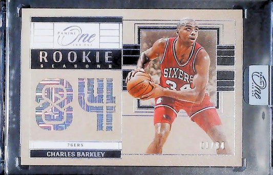 Charles Barkley One And One Rookie Season /84
