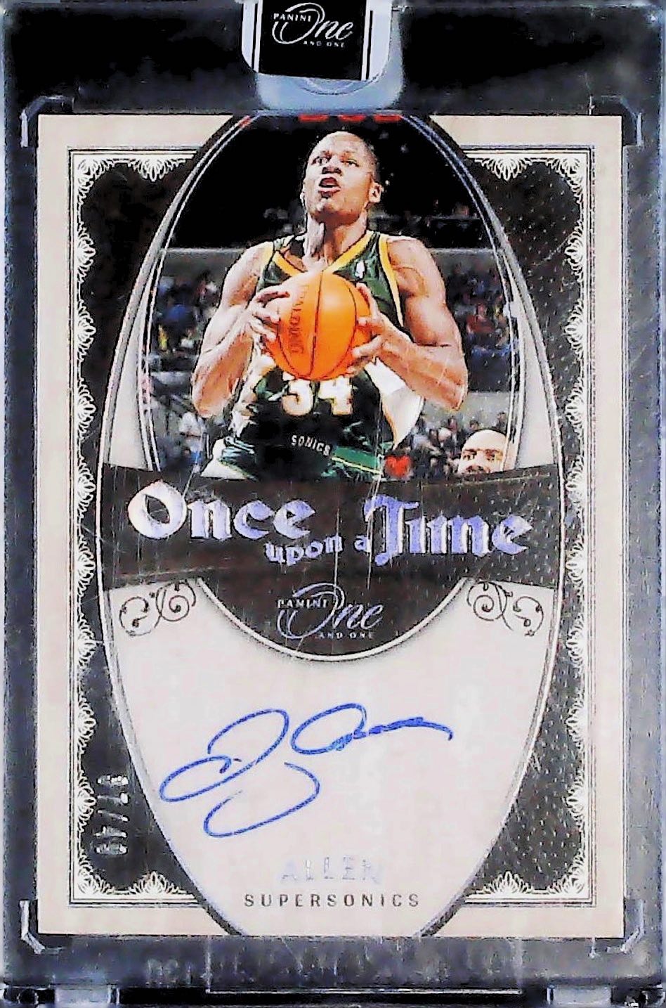 Ray Allen Auto On Card One And One Once Time /49