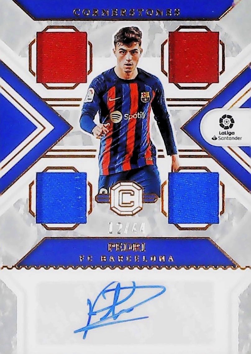 Pedri Cornerstones /44 Auto/Patch