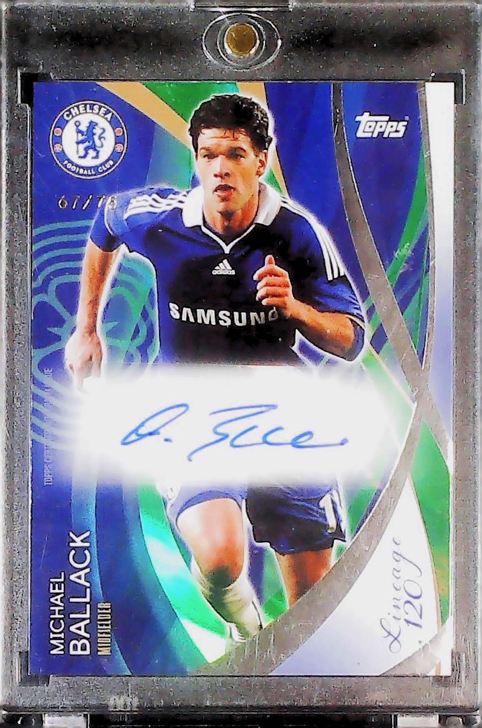 Michel Ballack Auto /75 Chelsea Legends