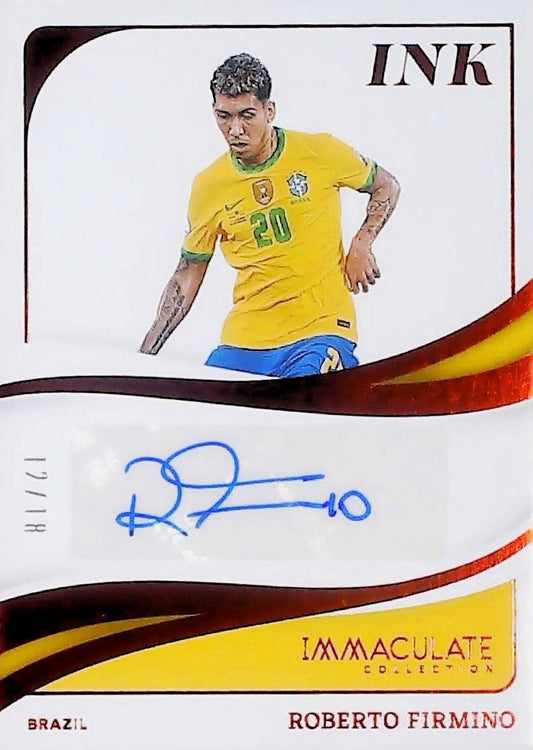 Roberto Firmino Ink Immaculate /18 auto