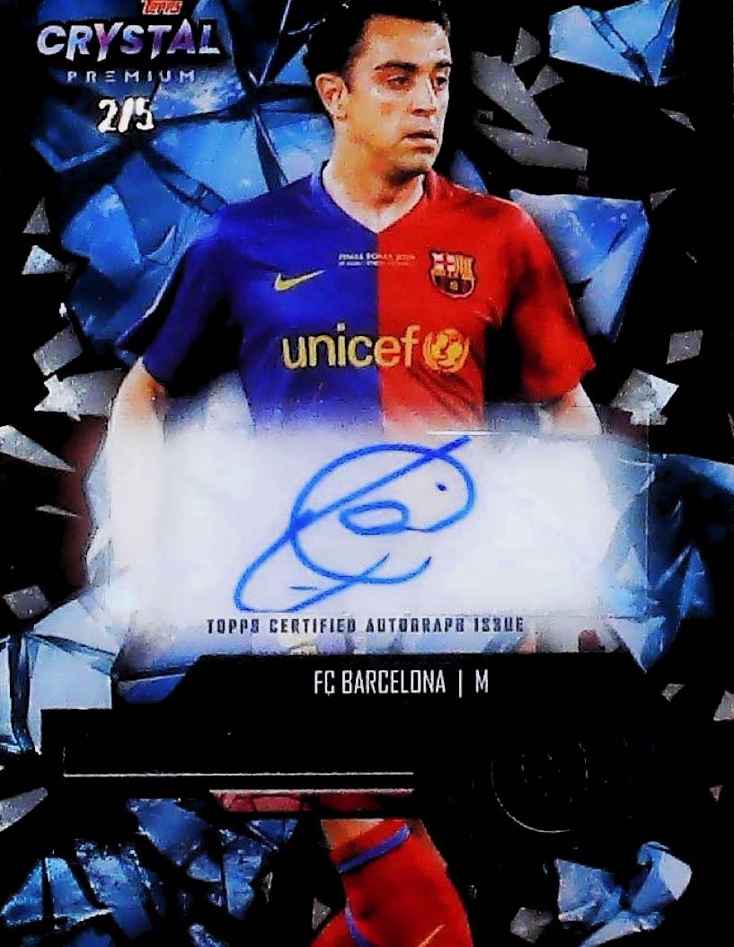 Xavi Crystal Premium Autografo /5