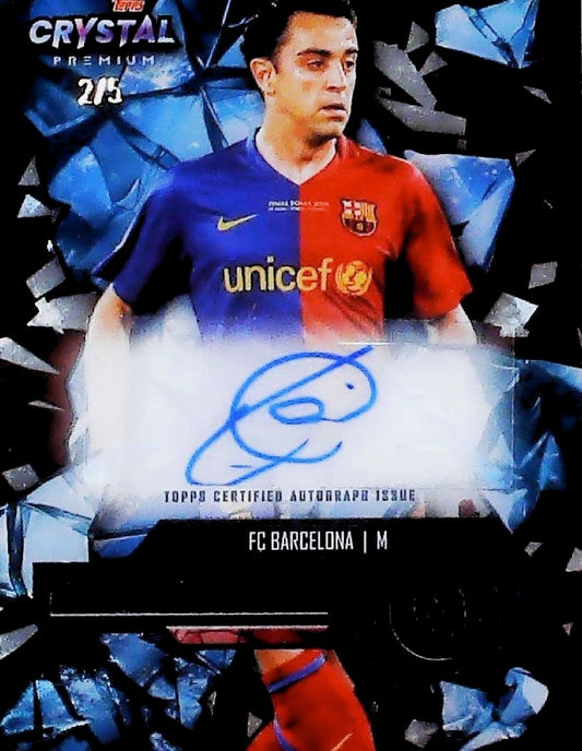 Xavi Crystal Premium Autografo /5