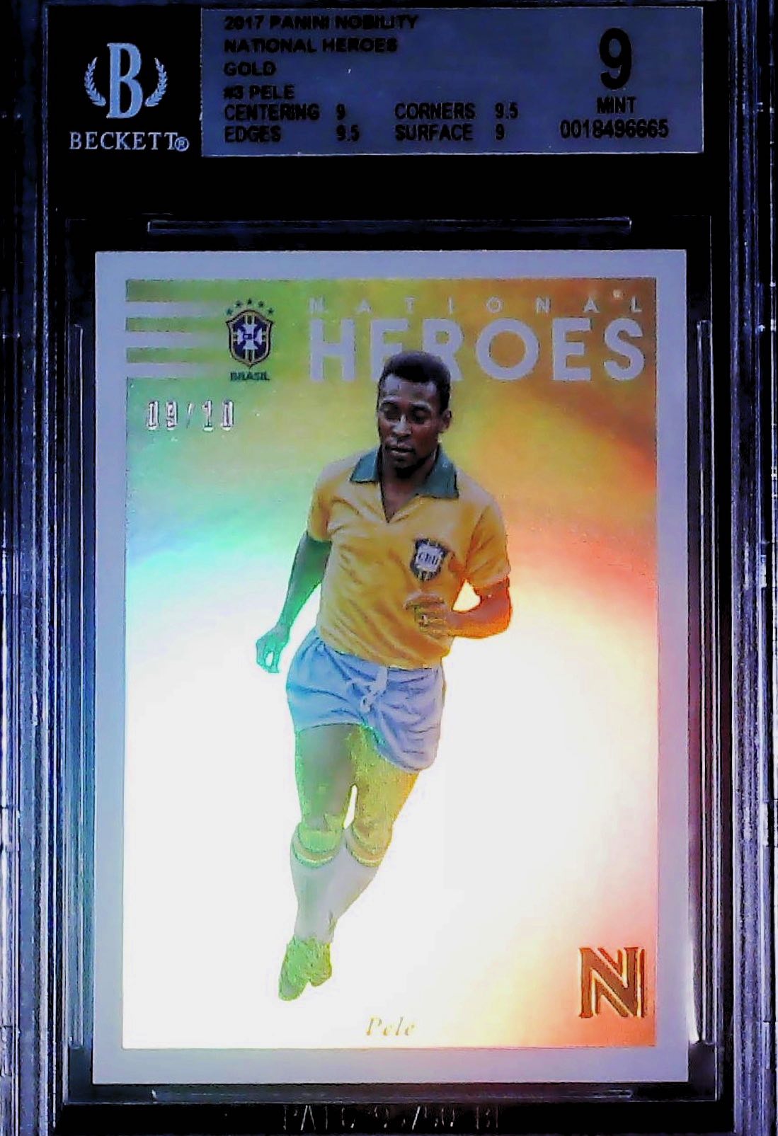 Pele National Heroes BGS9 /10 Nobility