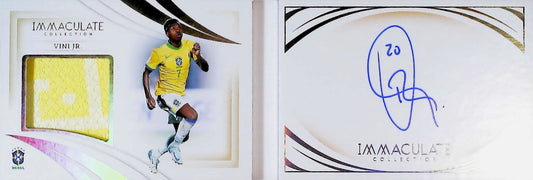 Vini.Jr Booklet Immaculate /99 Auto/Patch
