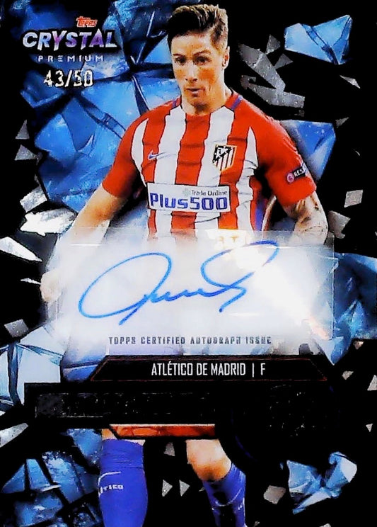 Fernando Torres Topps Crystal /50 Autógrafo