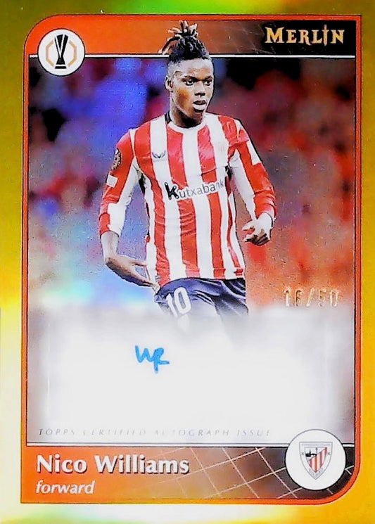 Nico Williams Merlín Autógrafo /50