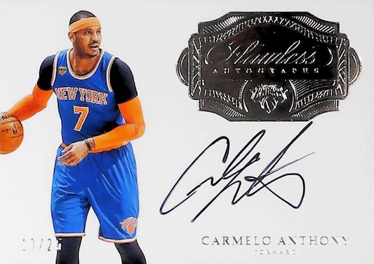 Carmelo Anthony Flawless /25 Autógrafo