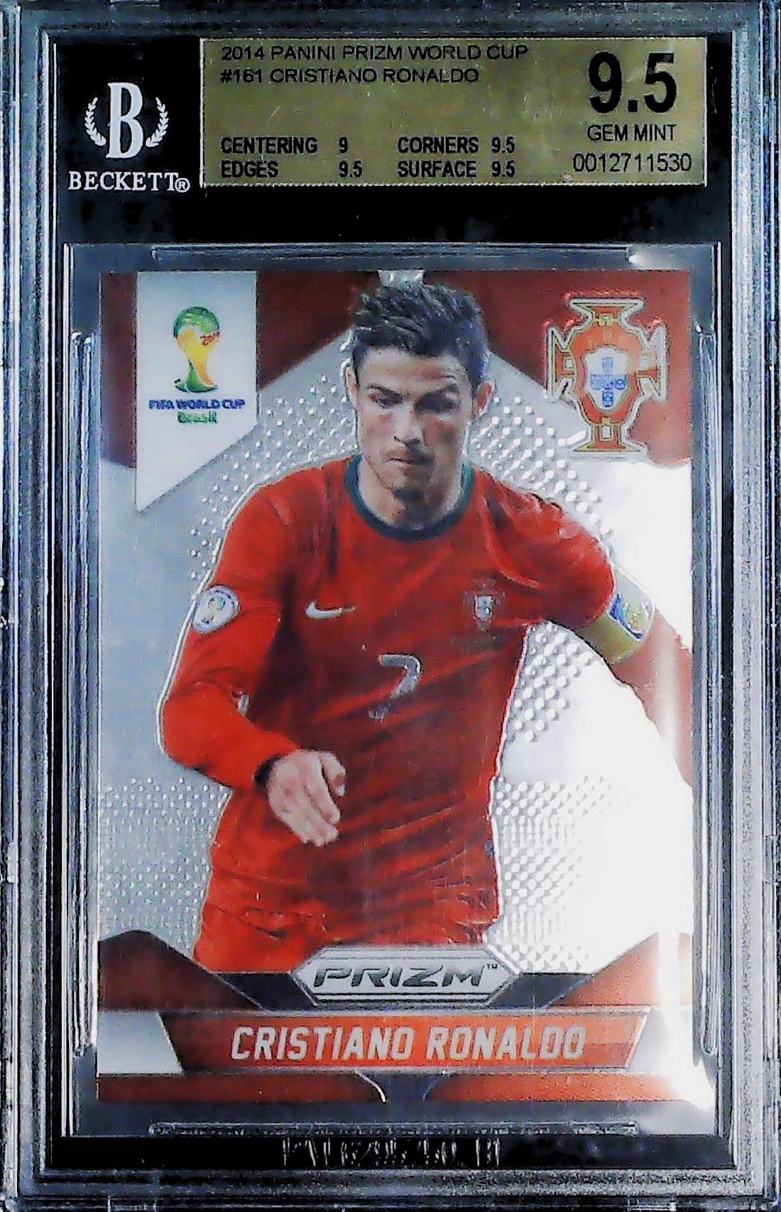2014 PANINI PRIZM WORLD CUP #161 CRISTIANO RONALDO