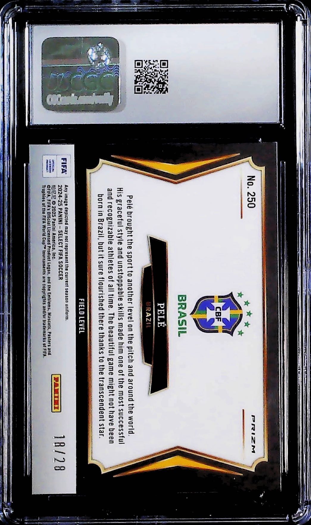 2024-25 PANINI SELECT JADE DRAGON SCALE PELE