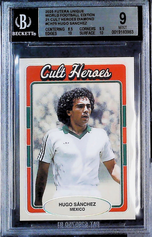 2025 HUGO SANCHEZ CULT HEROES DIAMOND 1/1 FUTERA&nbsp;