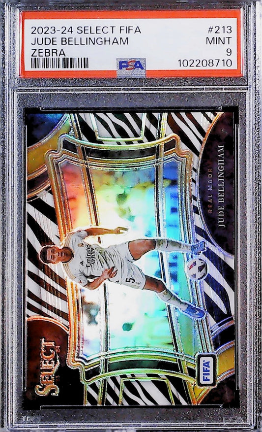 2023-24 PANINI SELECT FIFA #213 JUDE BELLINGHAM ZEBRA