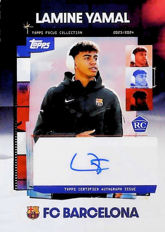 2023-24 LAMINE YAMAL TOPPS FOCUS AUTOGRAPH #SA-LY