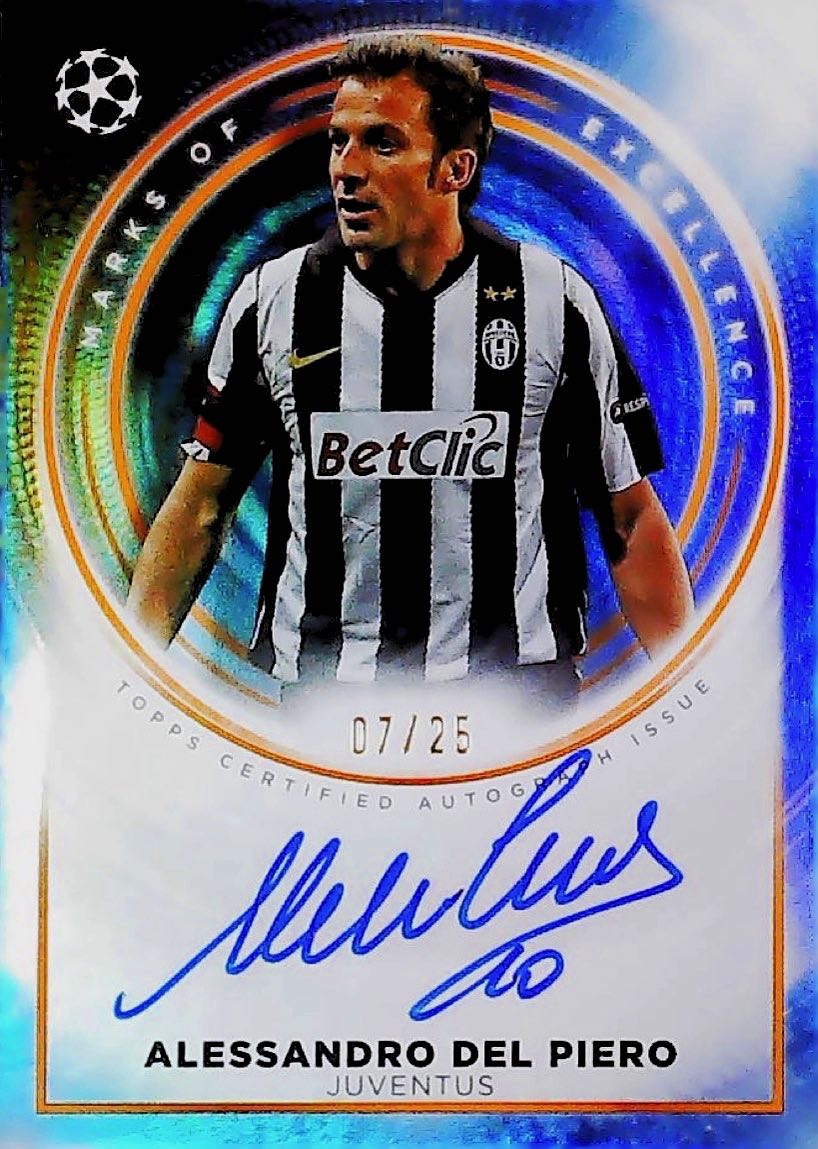2026 ALESSANDRO DEL PIERO MARKS OF EXCELLENCE #ME-AD2