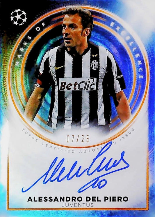 2026 ALESSANDRO DEL PIERO MARKS OF EXCELLENCE #ME-AD2
