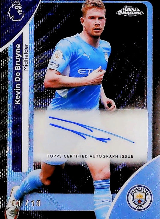 2026 KEVIN DE BRUYNE TOPPS CHROME AUTOGRAPH /10 #CA-KDB