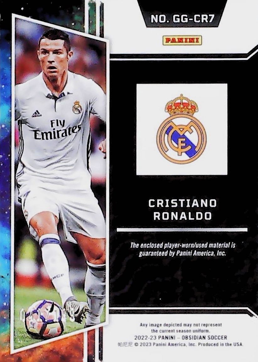 2022-23 CRISTIANO RONALDO GALAXY GEAR #GG-CR7