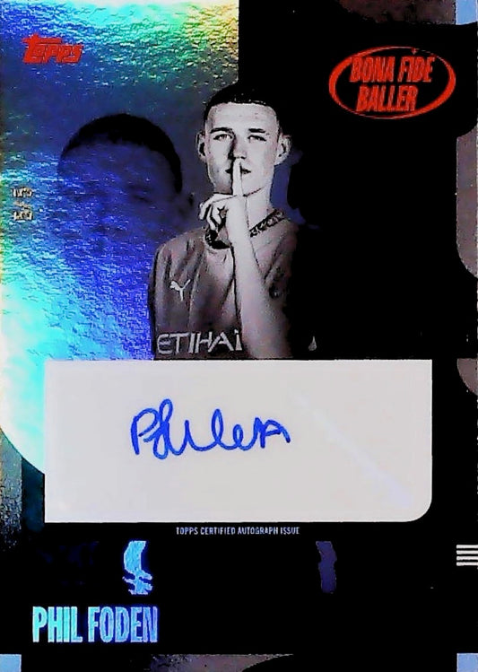 2025 PHIL FODEN BONA FIDE BALLER AUTOGRAPH /5 #BB-PF