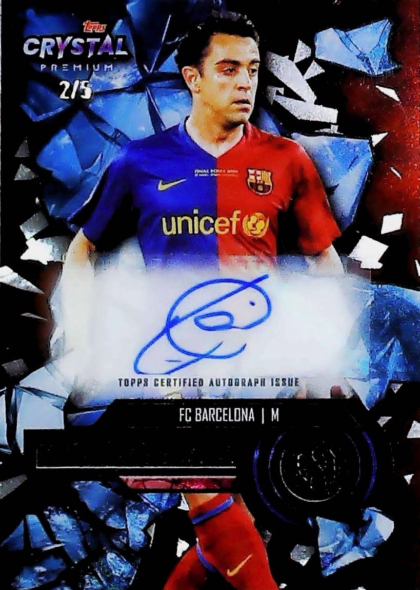2024 XAVI HERNANDEZ TOPPS CRYSTAL AUTOGRAPH /5 #BIA-X