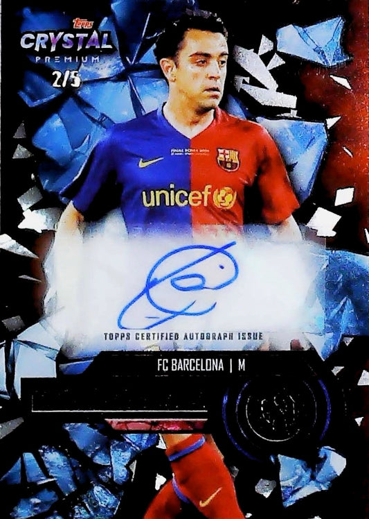 2024 XAVI HERNANDEZ TOPPS CRYSTAL AUTOGRAPH /5 #BIA-X