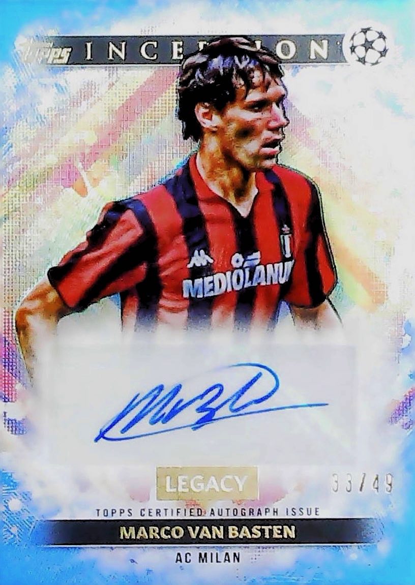 2025 MARCO VAN BASTEN INCEPTION AUTOGRAPH /49 #LAV-MVB
