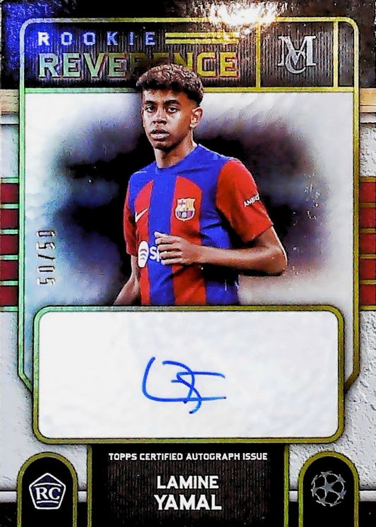 2024 LAMINE YAMAL ROOKIE REVERENCE MUSEUM /50 #RRA-LY