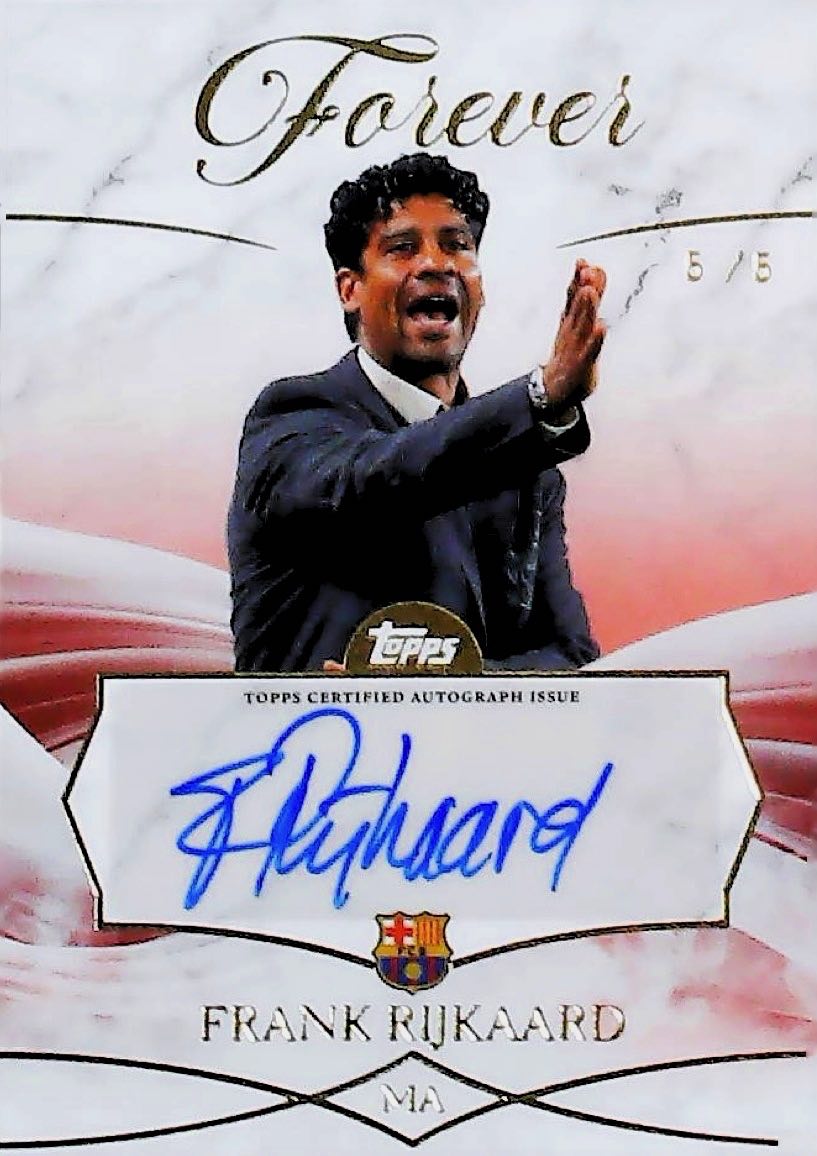 2025 FRANK RIJKAARD FOREVER /5 AUTOGRAPH #FL-FR