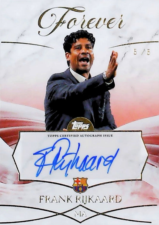 2025 FRANK RIJKAARD FOREVER /5 AUTOGRAPH #FL-FR
