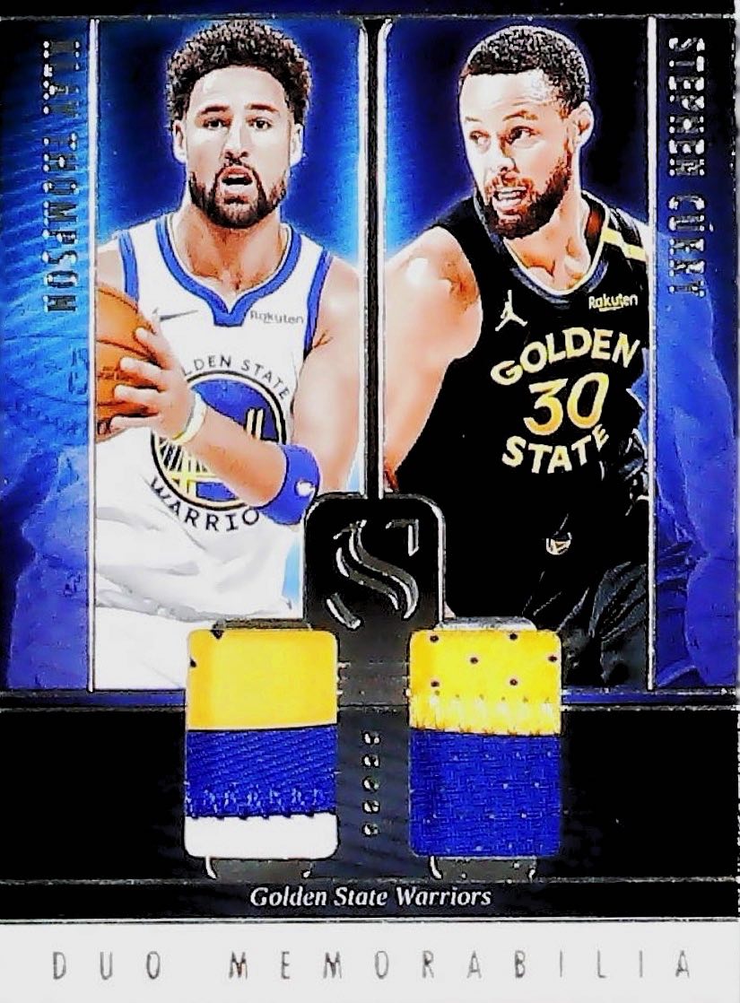 2024-25 DUO MEMORABILIA KLAY THOMPSON Y STEPHEN CURRY #DUO-GSW