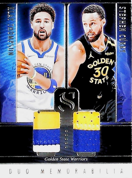 2024-25 DUO MEMORABILIA KLAY THOMPSON Y STEPHEN CURRY #DUO-GSW