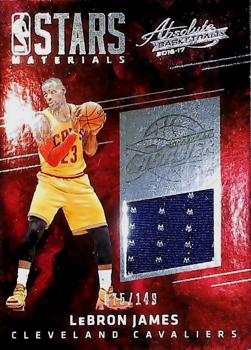 2016-17 STARS MATERIAL LEBRON JAMES #4