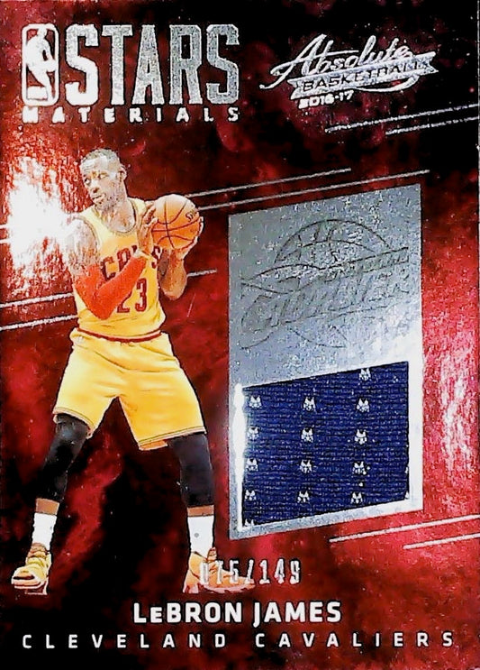 2016-17 STARS MATERIAL LEBRON JAMES #4
