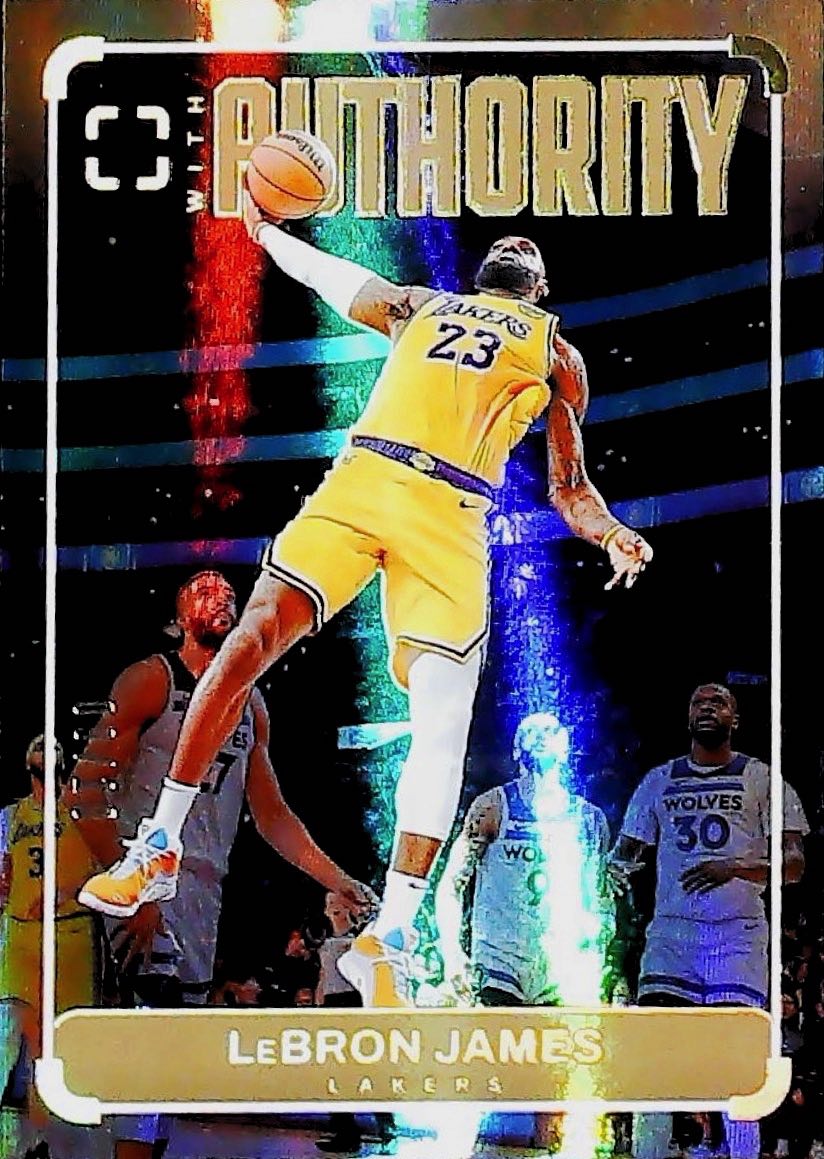 2024-25 WITH AUTHORITY LEBRON JAMES /10 #9