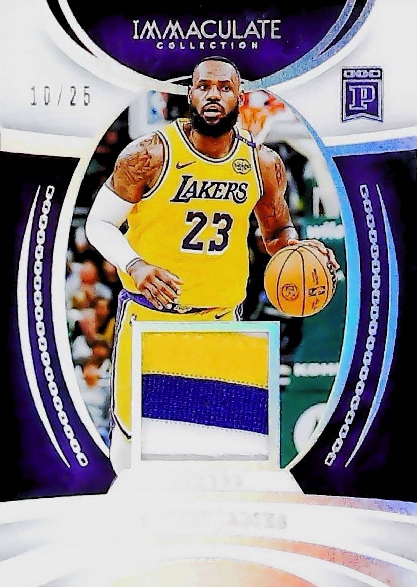 2024-25 IMMACULATE LEBRON JAMES /25 #IBC-LBJ