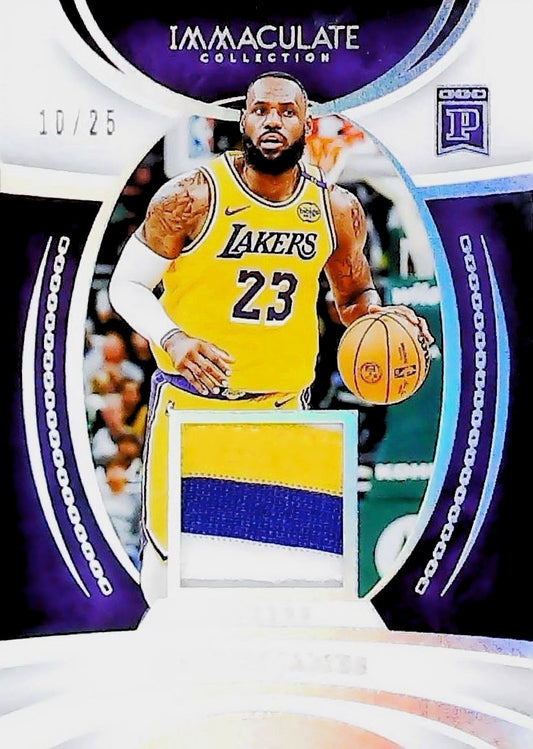 2024-25 IMMACULATE LEBRON JAMES /25 #IBC-LBJ